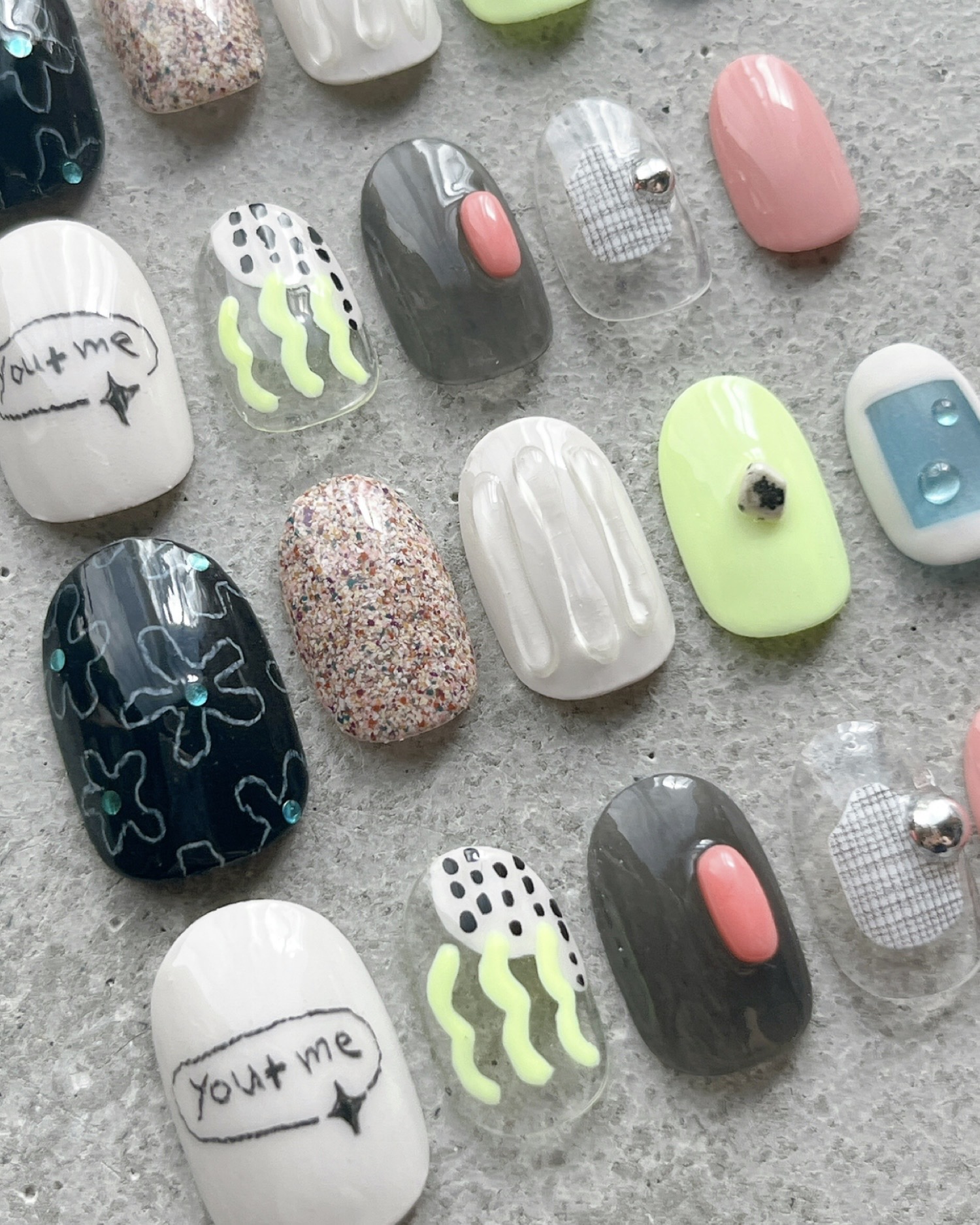 Famousdaynail ChillSummer モードネイル