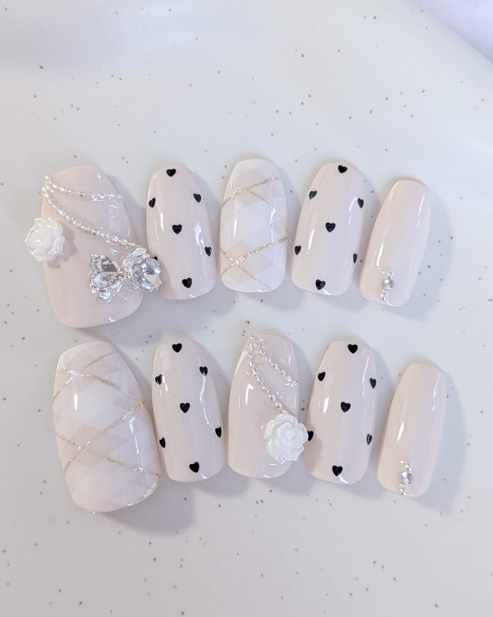 ワンホンネイル ベージュ