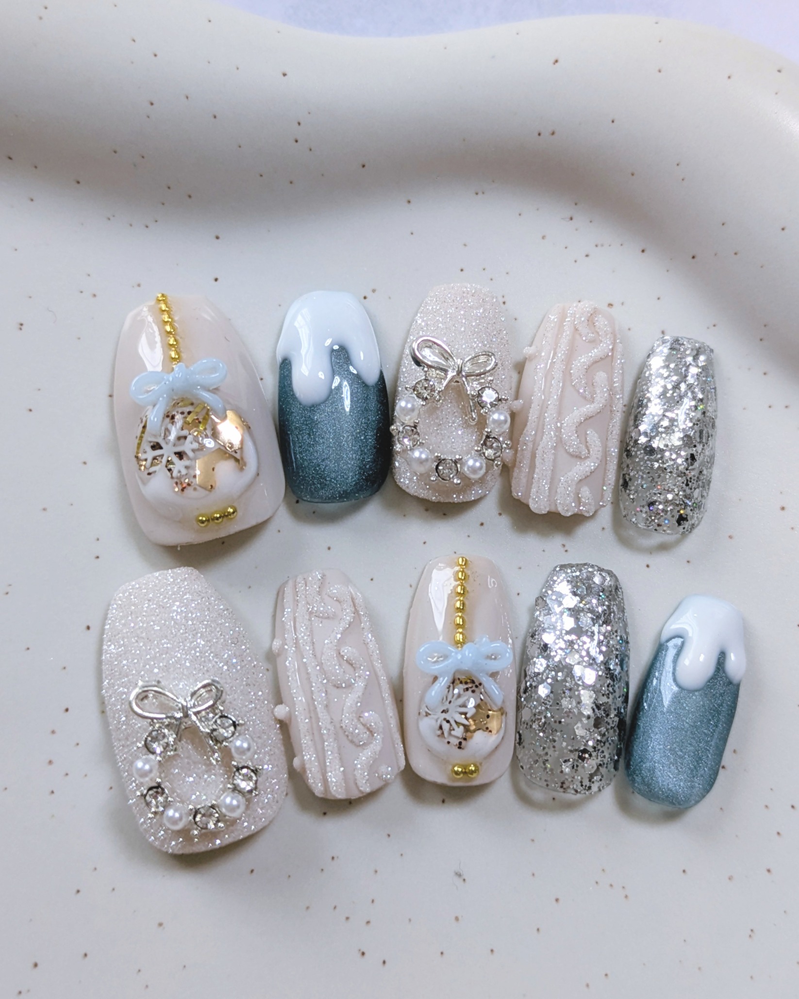 クリスマス　ブルー