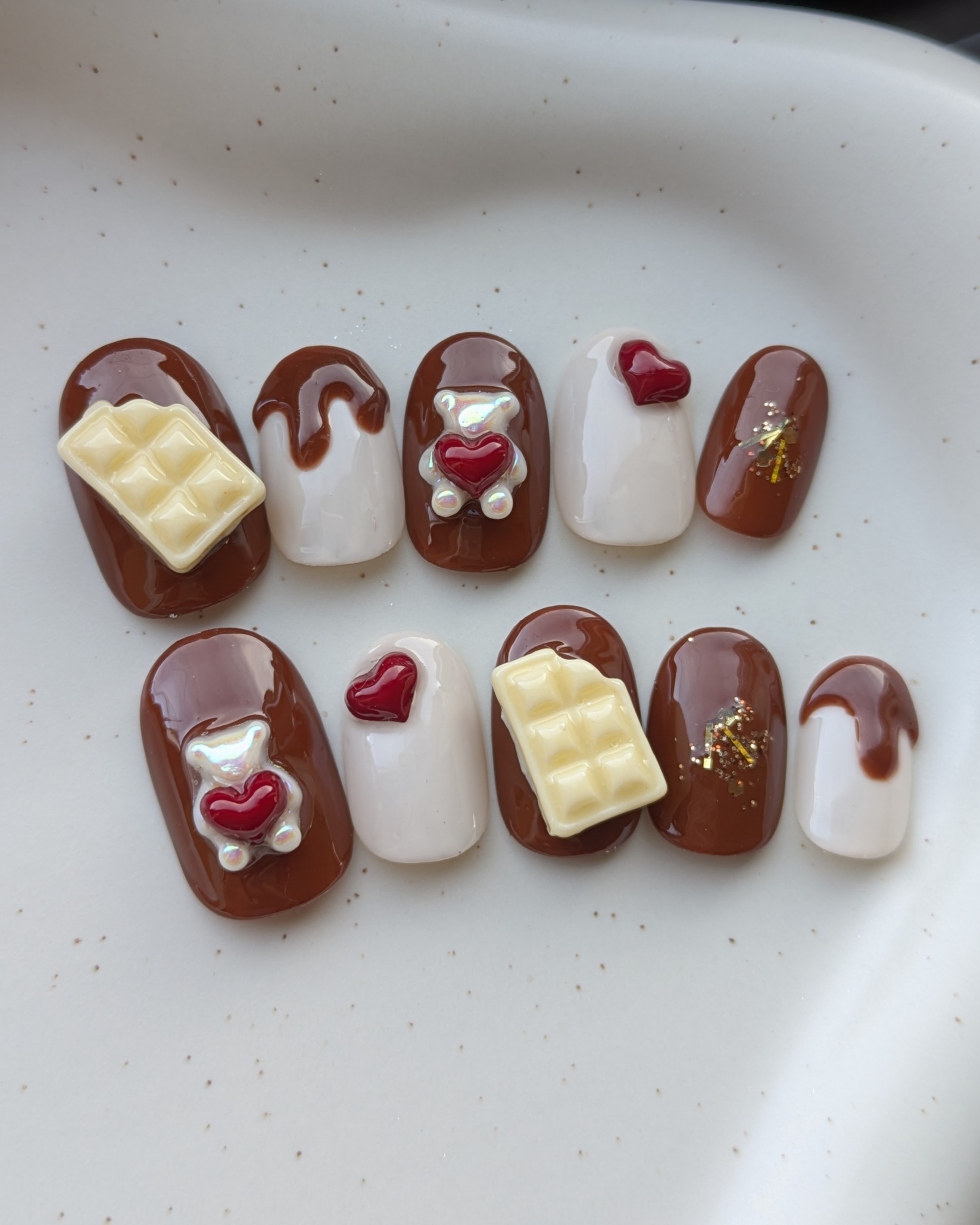 チョコレート＆ハートクマ