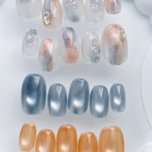 【福袋】¥7,200相当!!  ふたつの温度  /  ニュアンス　マグネット　ブルー　オレンジ　夕焼け