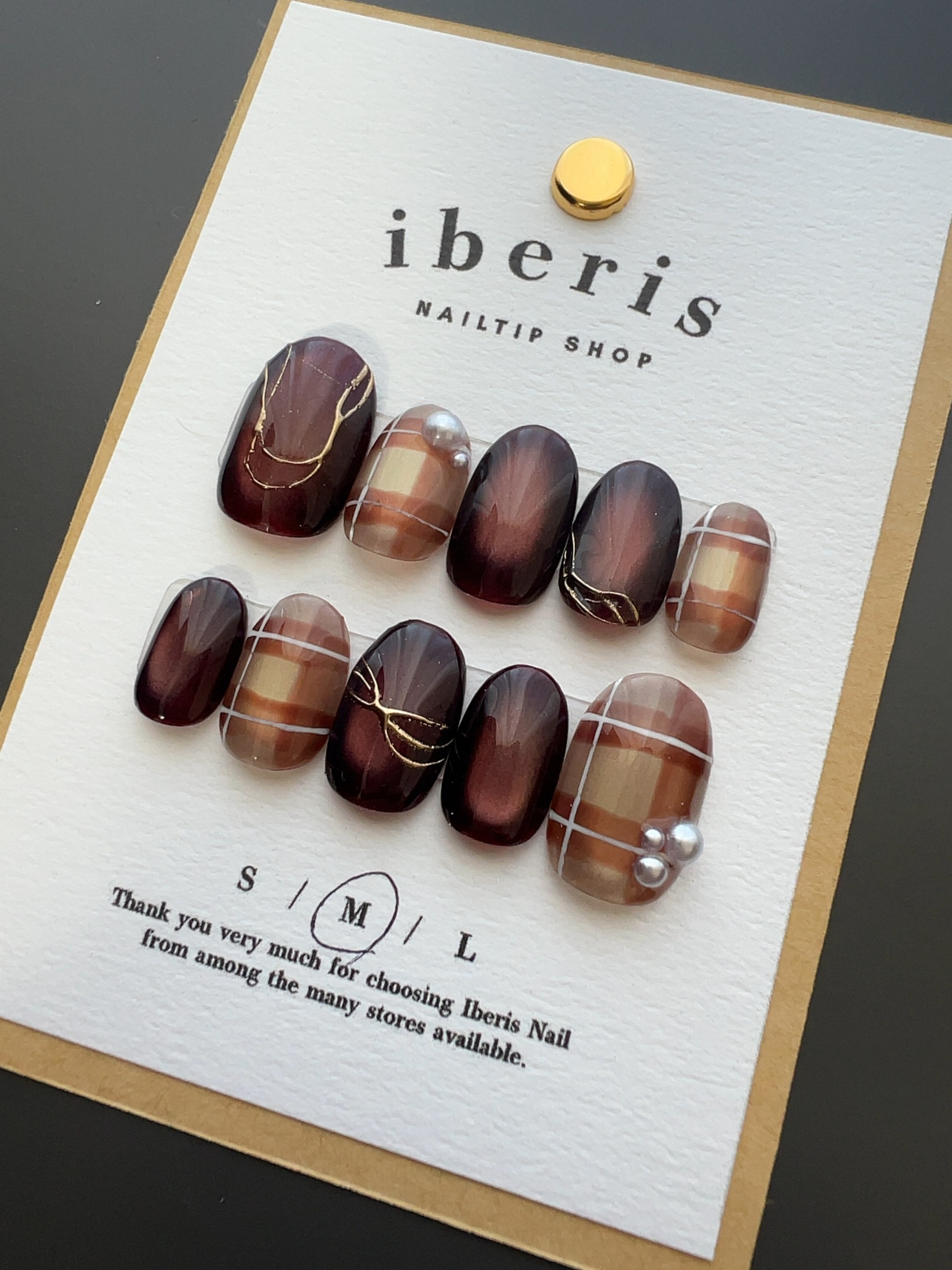 ボルドーチェック