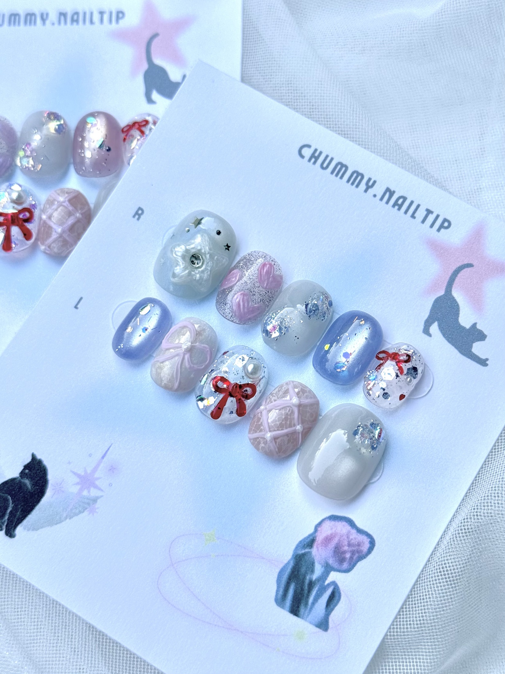 フレッシュバレエコア　ゆめかわ　ブルー