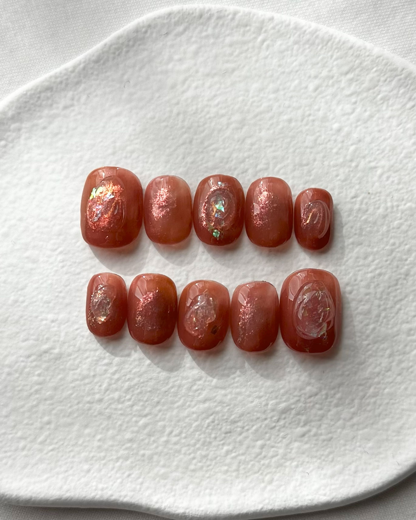 キラキラニュアンスネイル