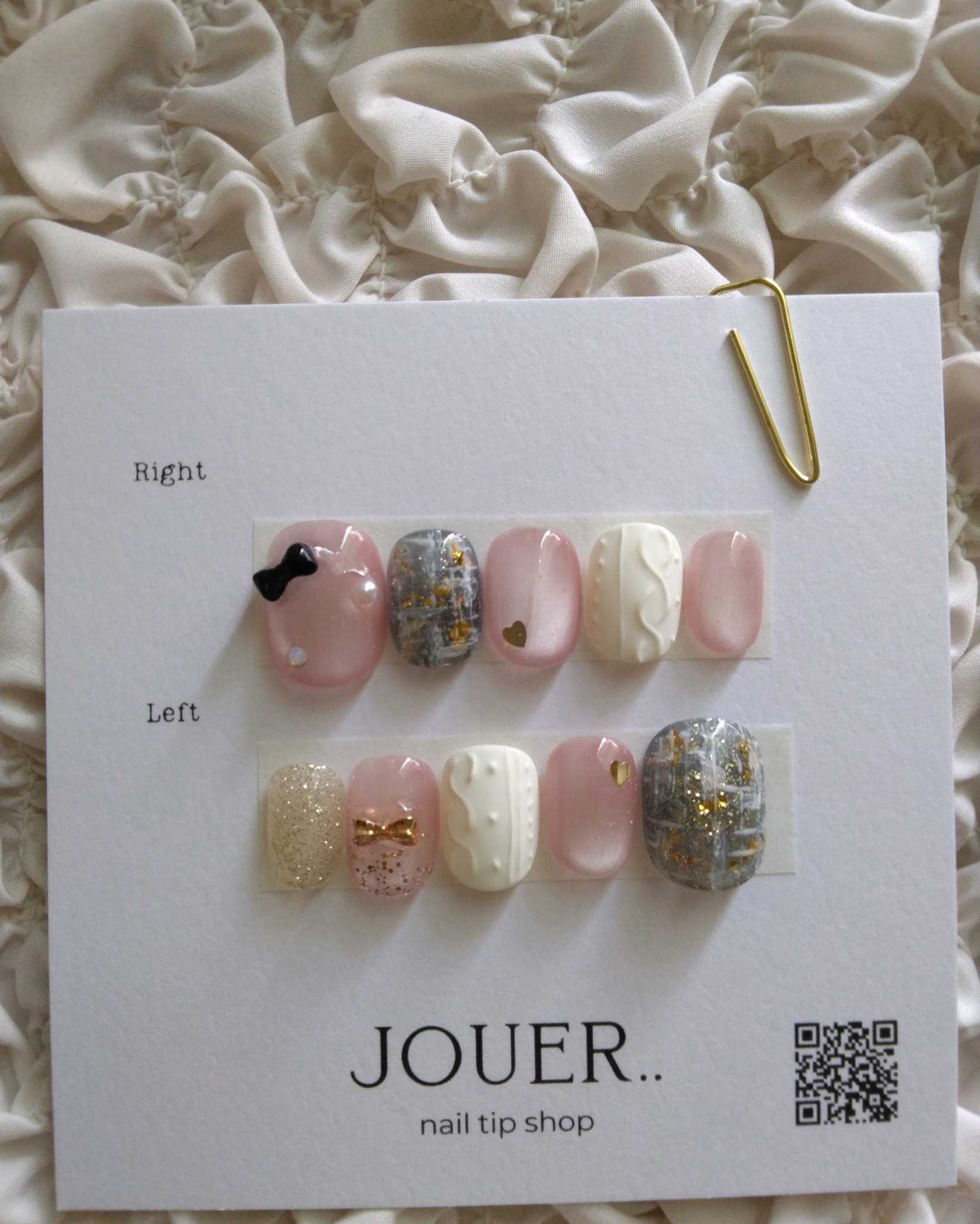 大人可愛いニットとツィード