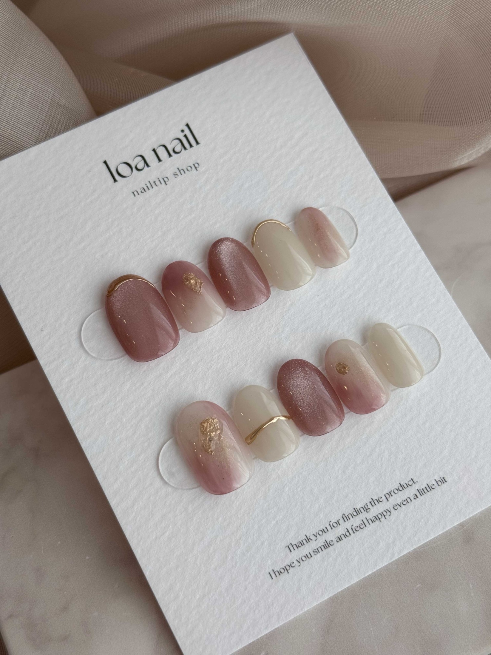 ピーチマグネットニュアンスネイル