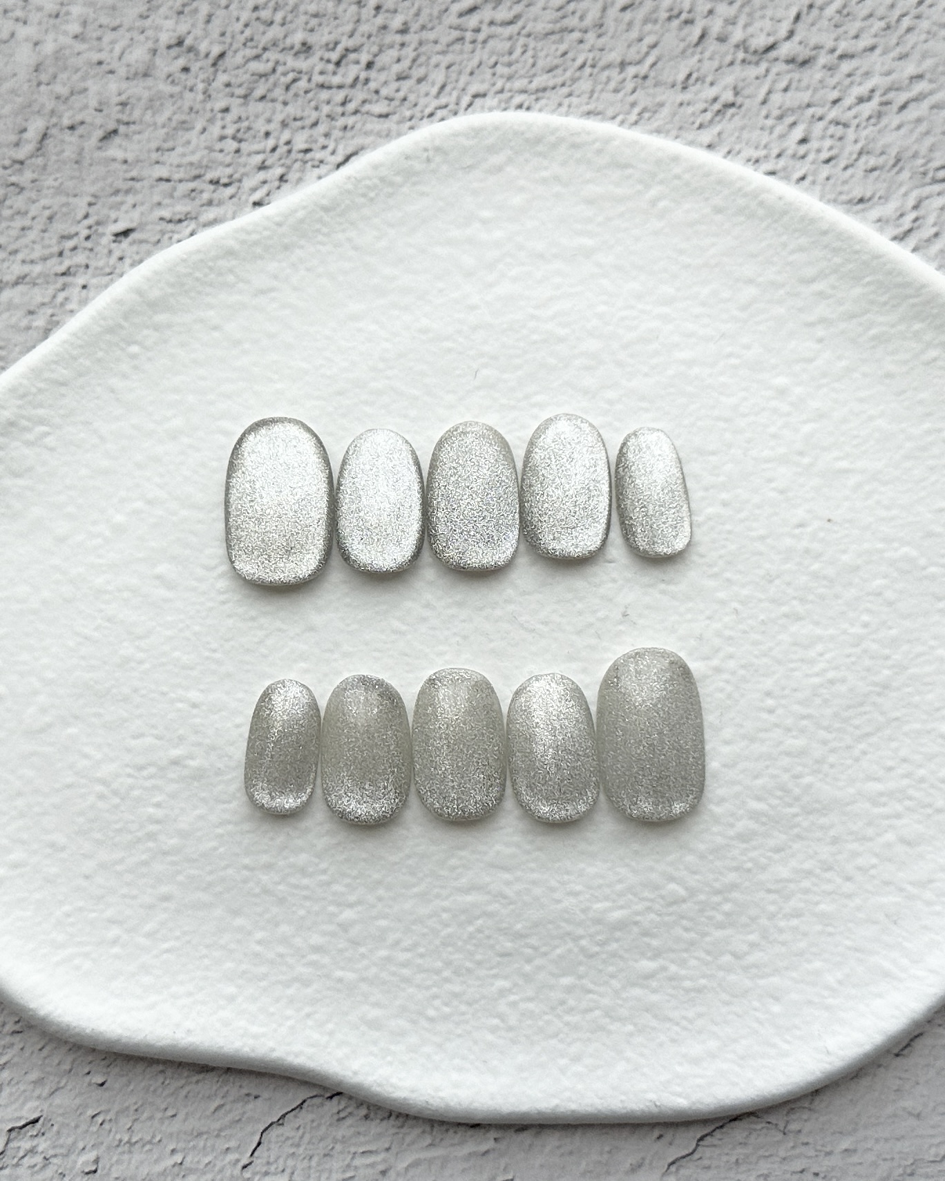 シルバー×マグネット　ワンカラー｜シンプル