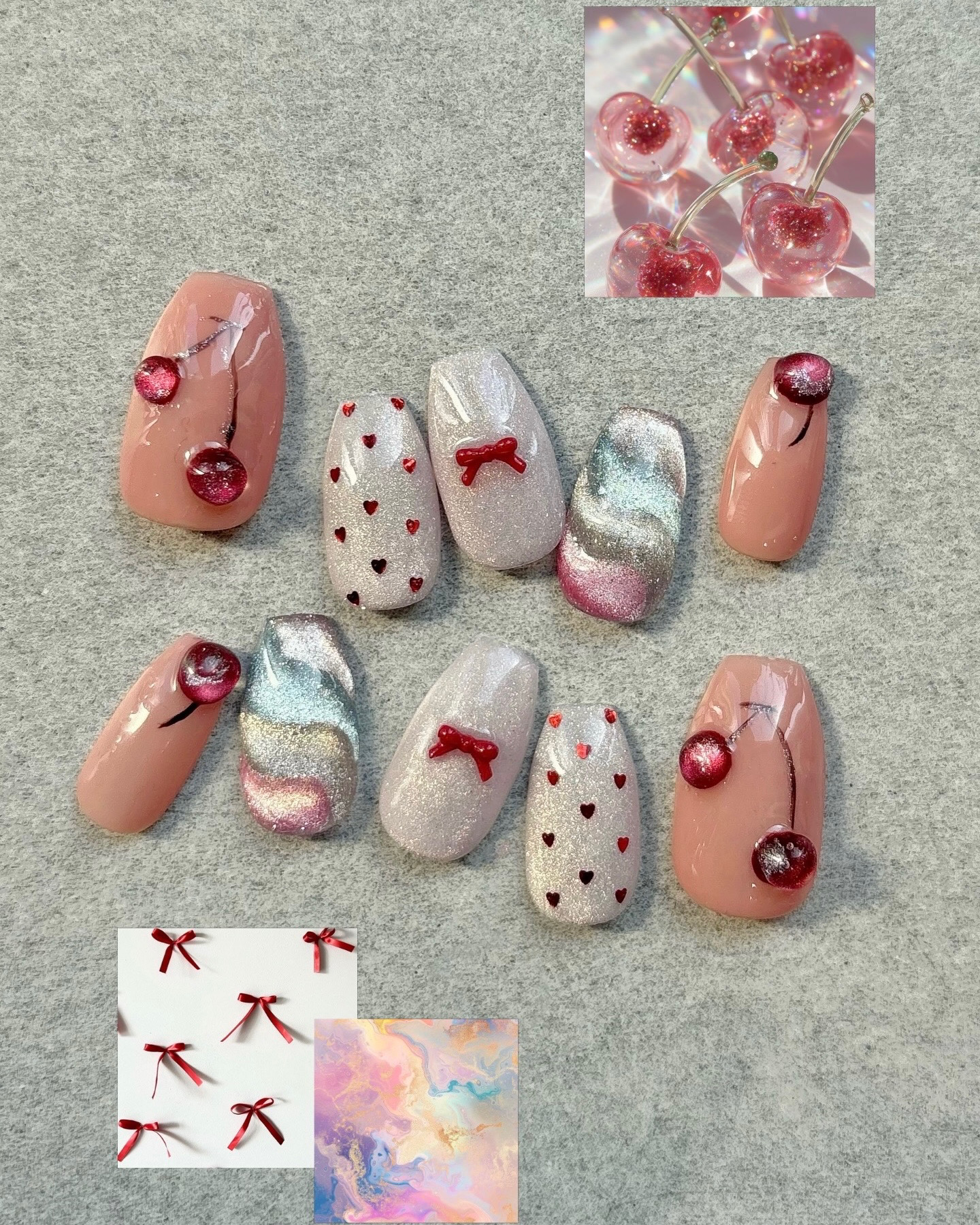 さくらんぼ（pink)