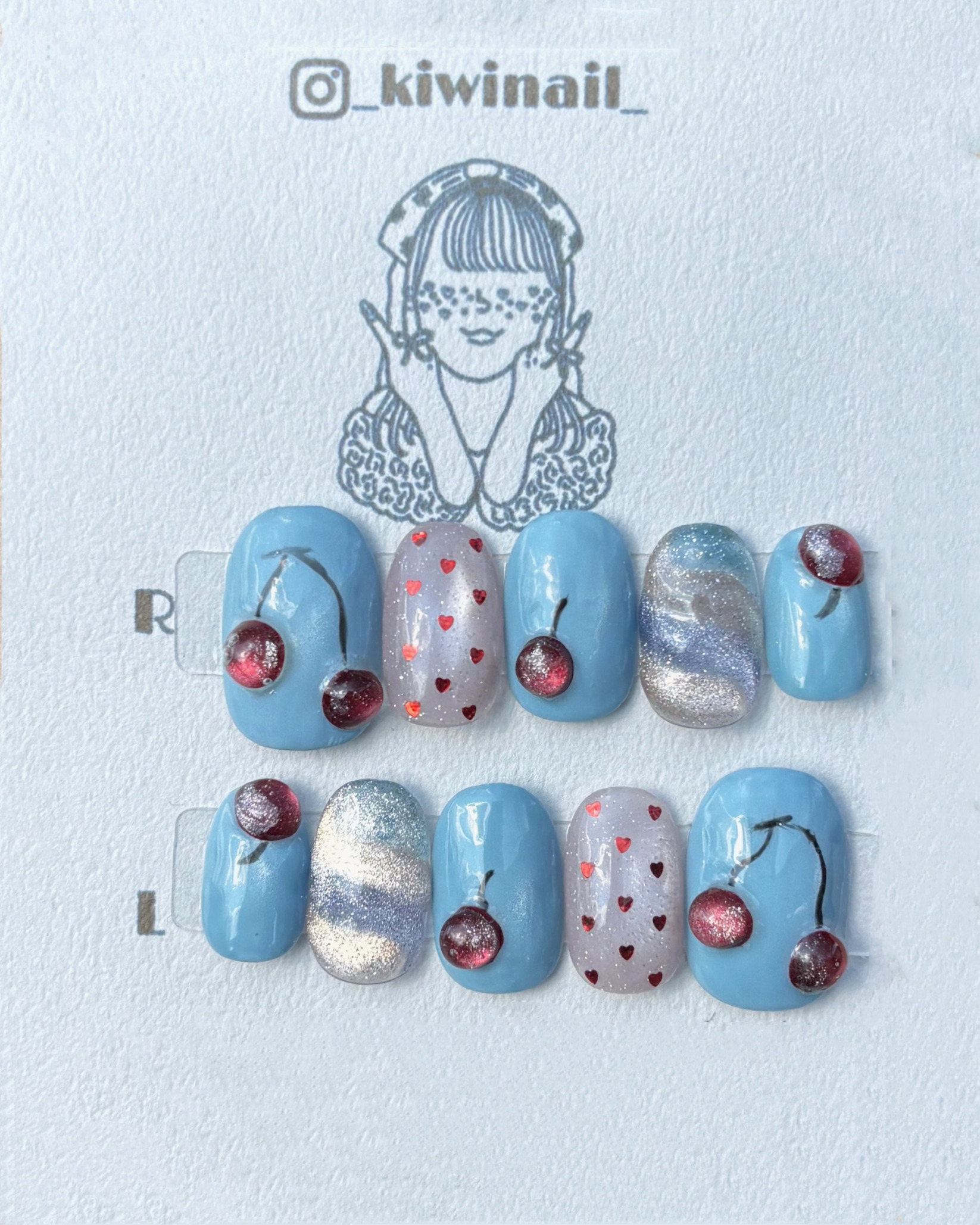 さくらんぼ（blue)