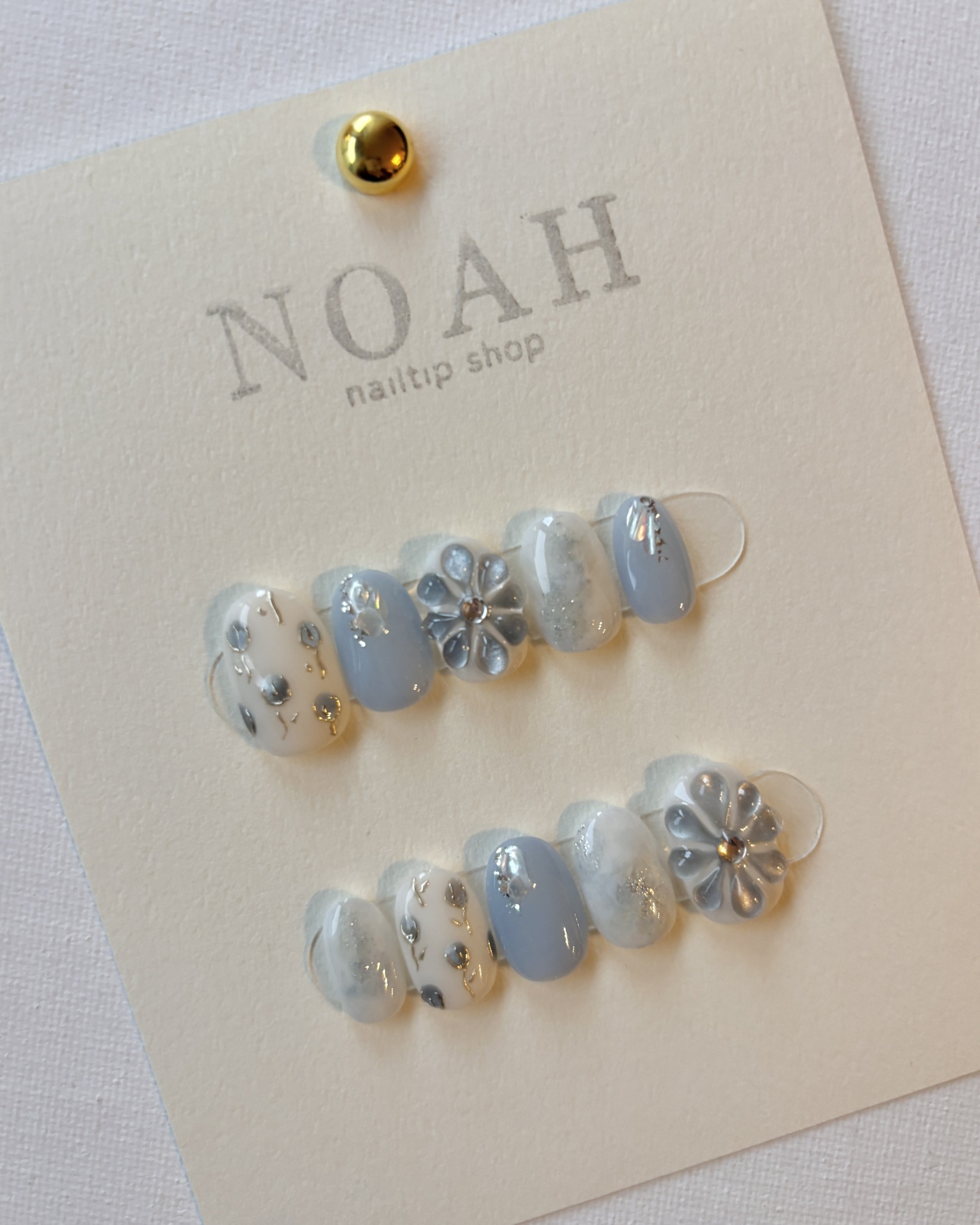 ブルーフラワー×マグネット