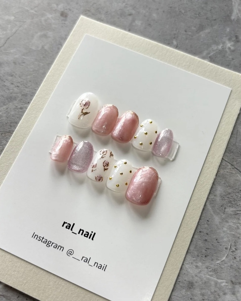 チューリップネイル　ニュアンスマグネット