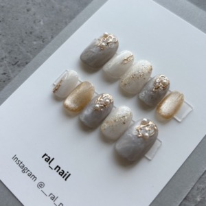 ニュアンスネイル グレーネイル | NaiLoom