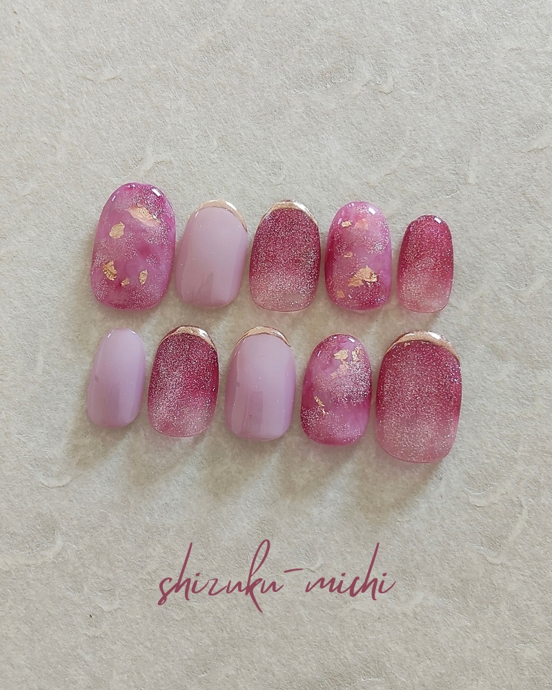 さり気なく華やか　マグネットピンクニュアンス